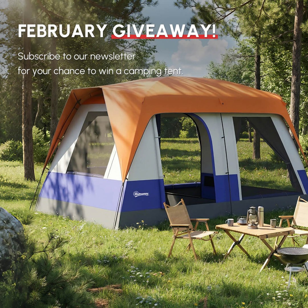 WIN an Outsunny Six-Man Camping Tent