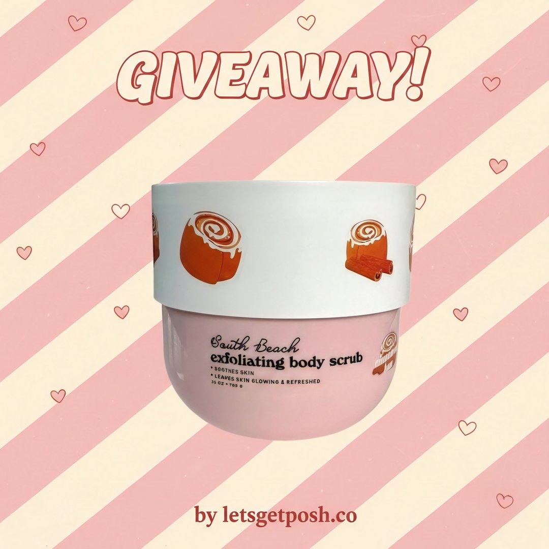 WIN a South Beach Cinnamon Bun Exfoliating Body Scrub