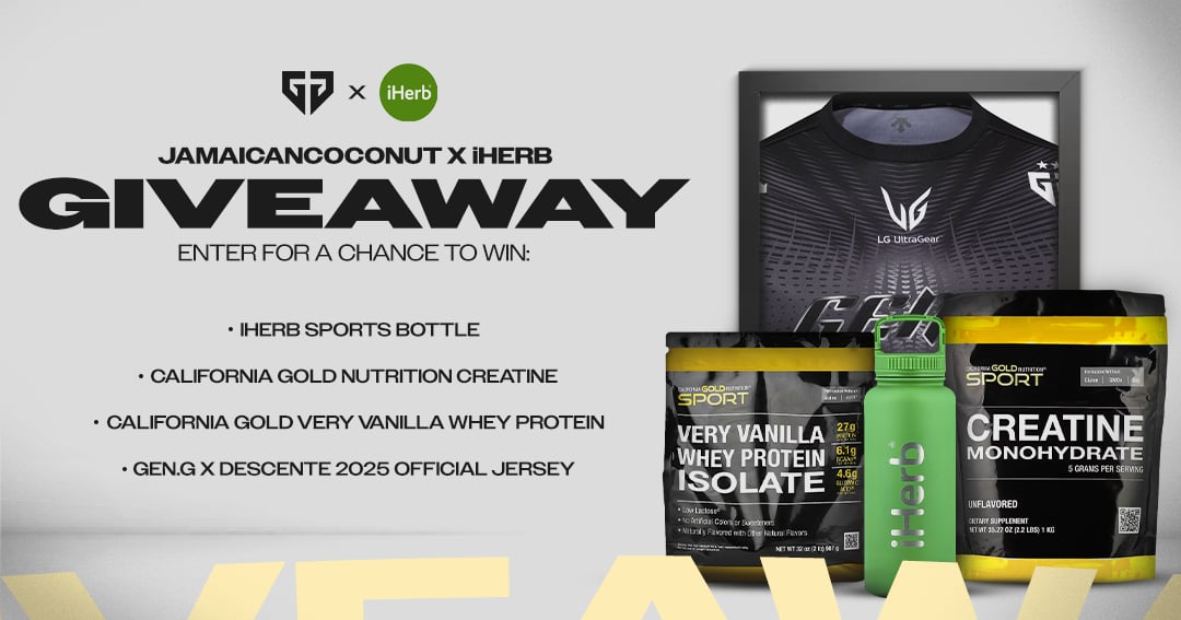 WIN an iHerb Protein Pack & Gen.G Worlds Jersey
