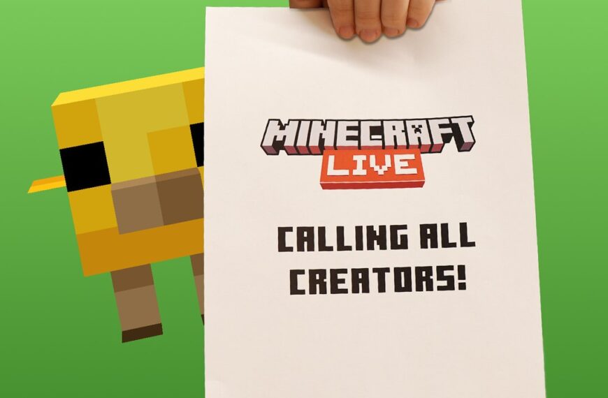 WIN a Feature in Minecraft LIVE Pre-Show