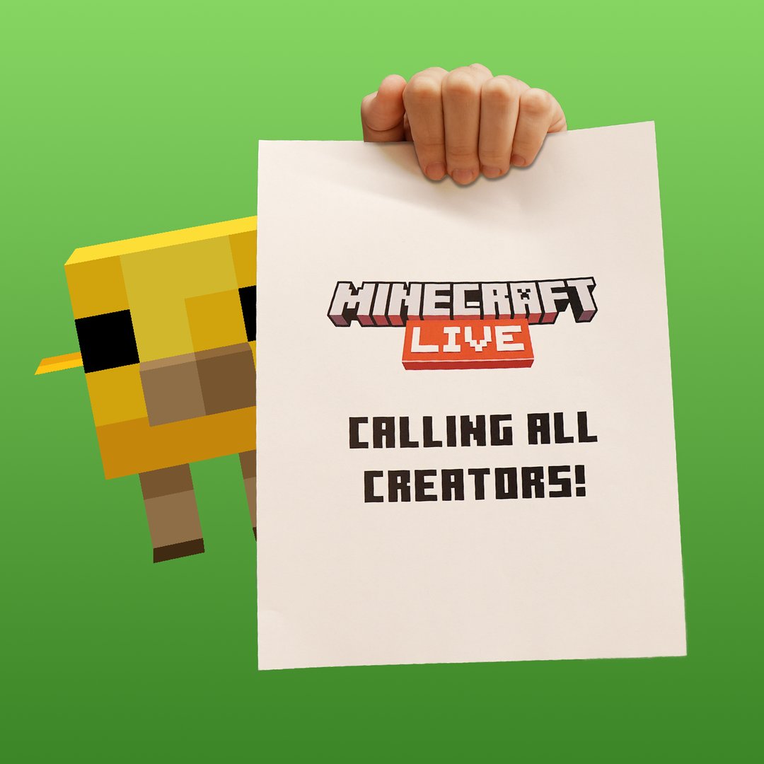 WIN a Feature in Minecraft LIVE Pre-Show