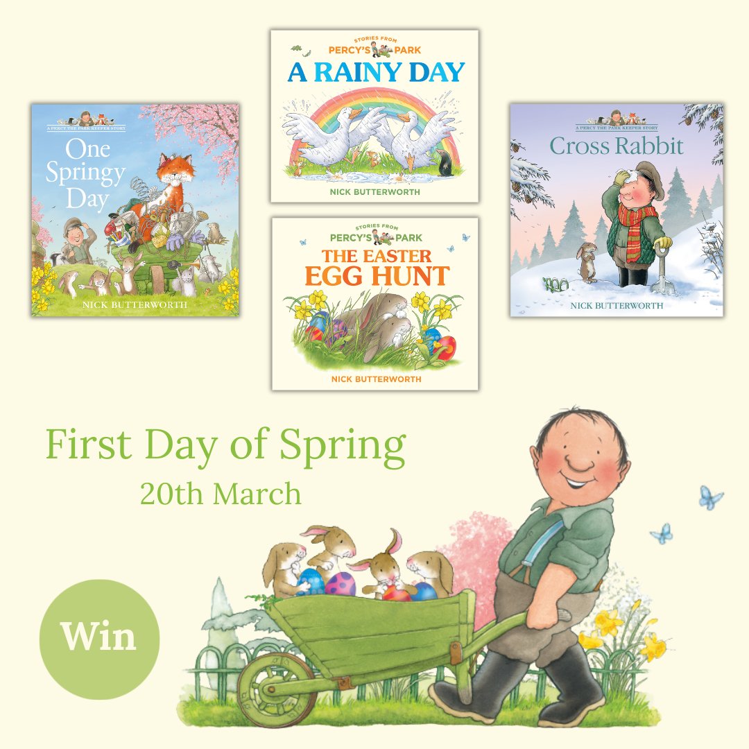 WIN a Spring and Easter Percy the Park Keeper Bundle