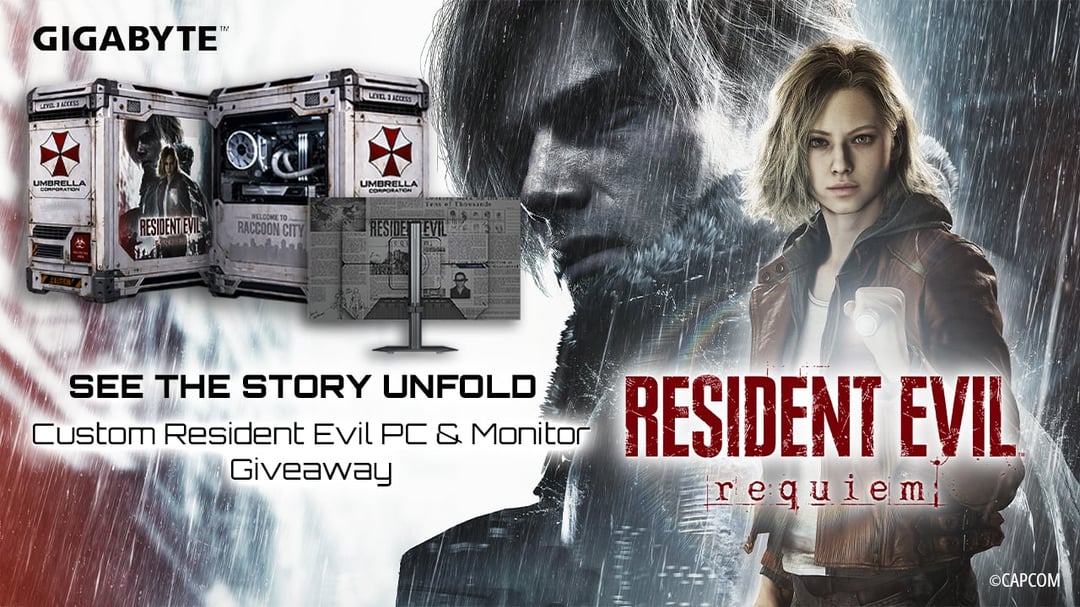 WIN a Gigabyte Resident Evil Requiem Custom PC