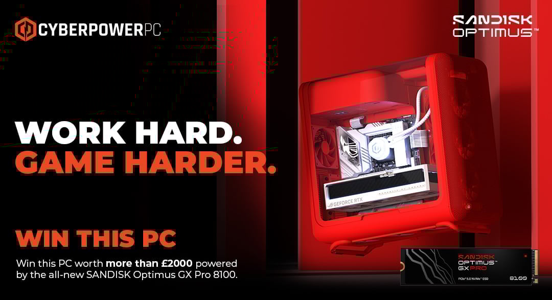 WIN a Custom CyberPowerPC x Sandisk Gaming Rig