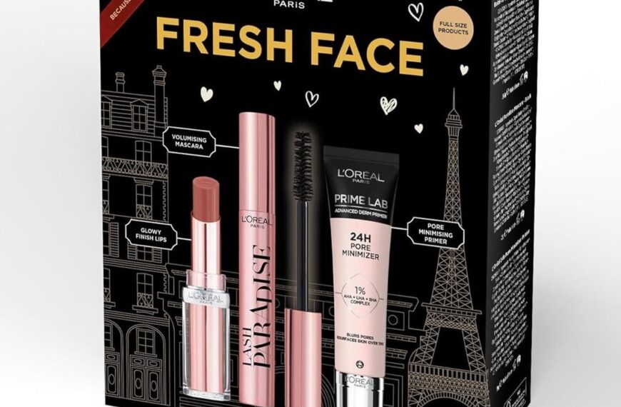 WIN a L’Oréal Paris Fresh Face Primer, Lipstick & Mascara Trio Gift Set