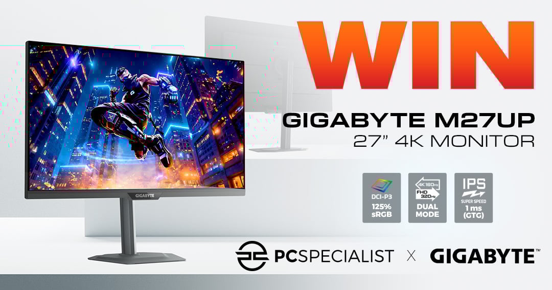 WIN a GIGABYTE M27UP 4K Monitor