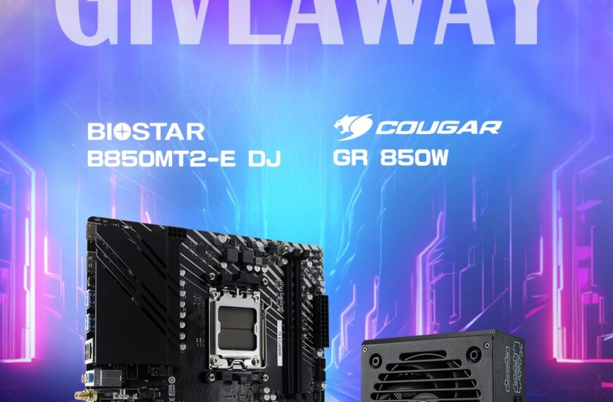 WIN a Biostar B850MT2-E DJ Motherboard and Cougar GR 850W Power Supply