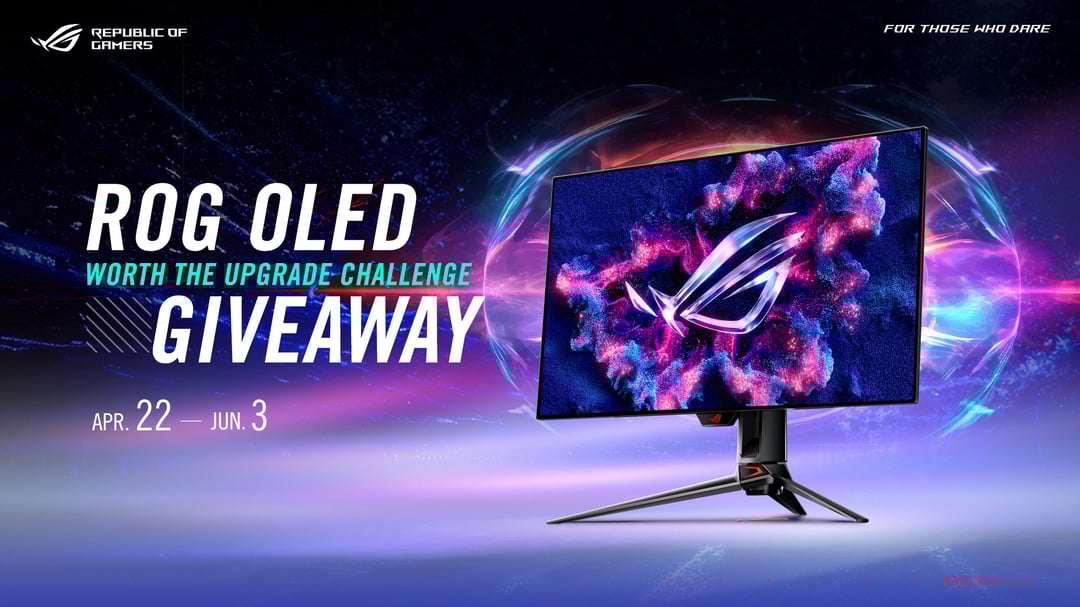 WIN a ROG OLED Monitor