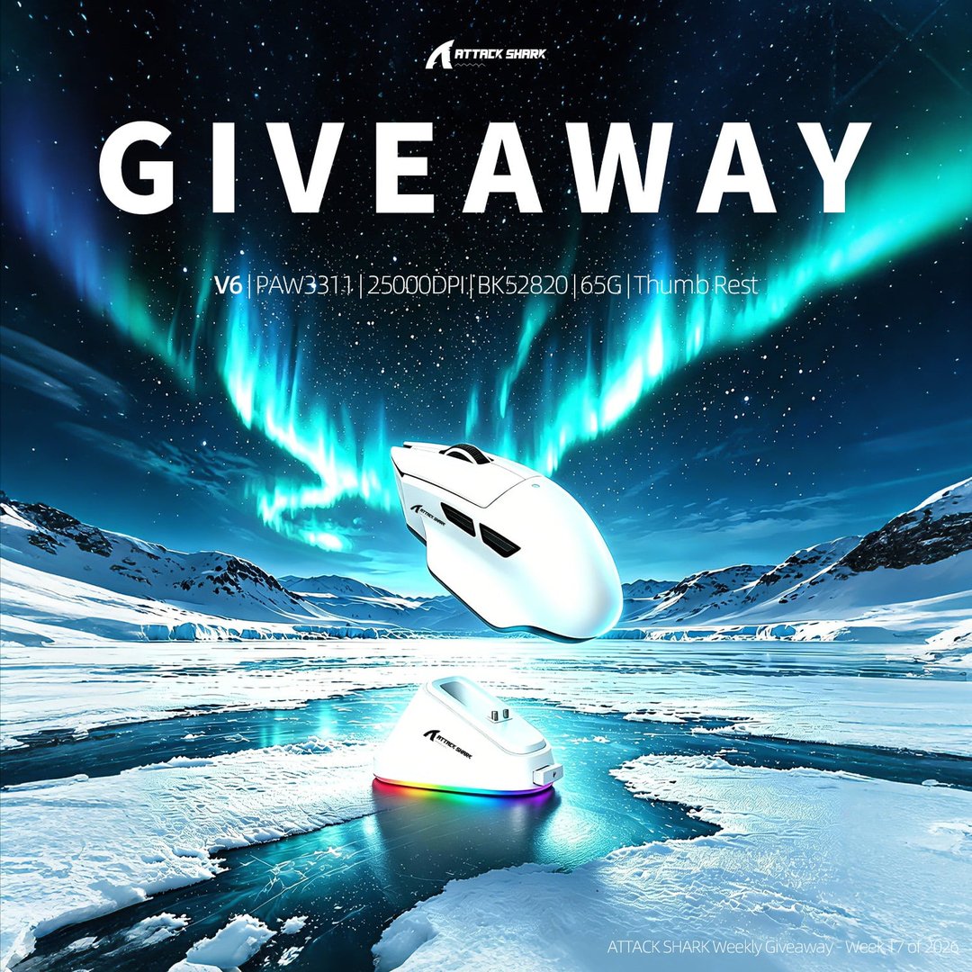WIN an ATTACK SHARK V6 Mouse