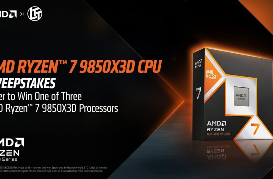 WIN an AMD Ryzen 7 9850X3D Processor