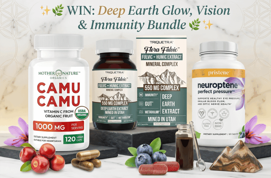 WIN a Deep Earth Glow, Vision & Immunity Bundle