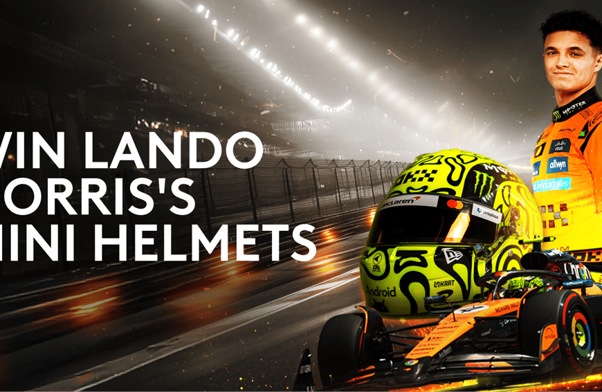 WIN a Lando Norris 1:2 Scale Helmet