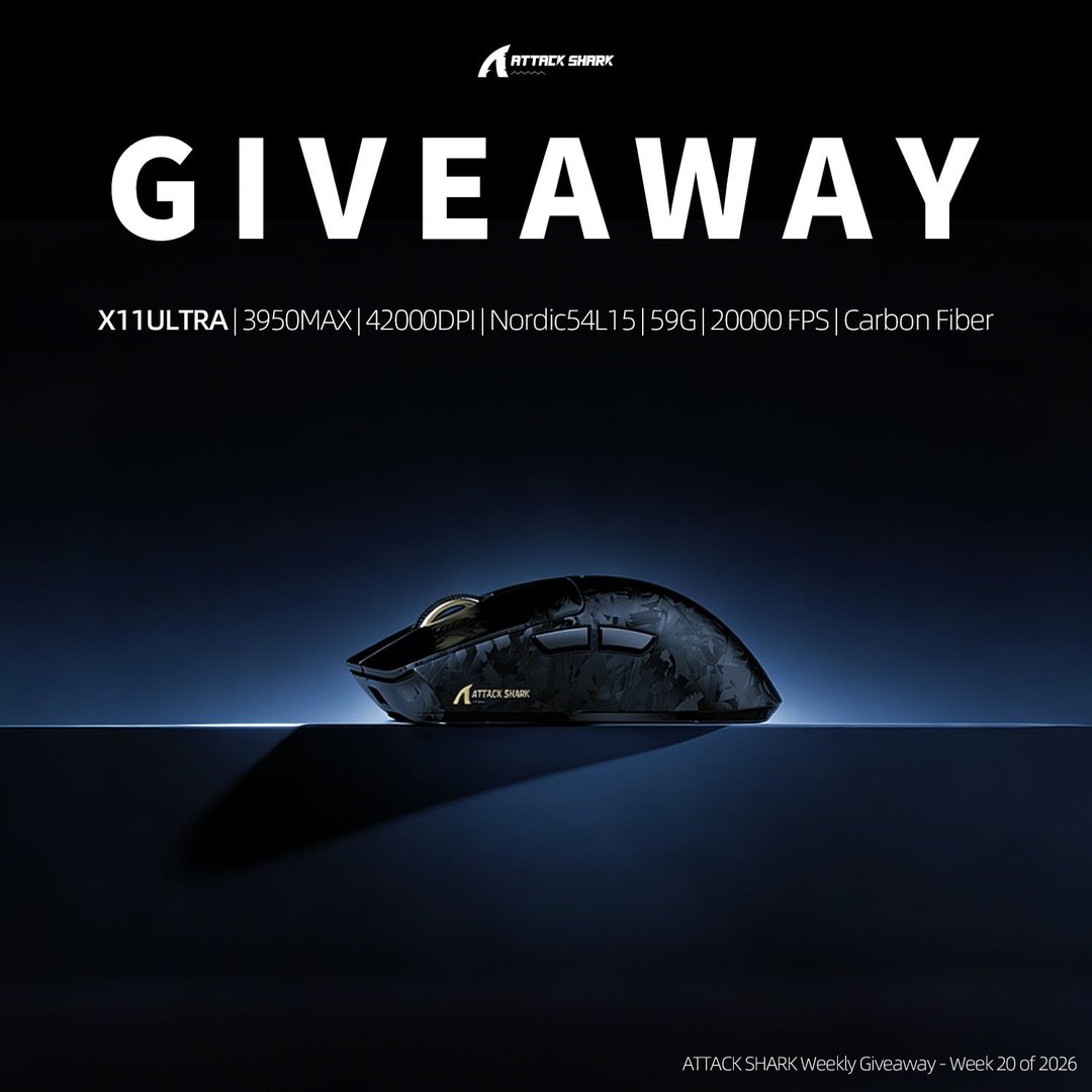 WIN an ATTACK SHARK X11ULTRA Mouse
